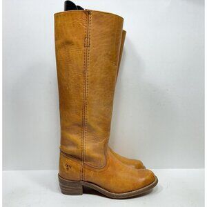 Vintage Frye Campus Brown Leather Boots 6509 Made In USA Women’s Size 6.5 B